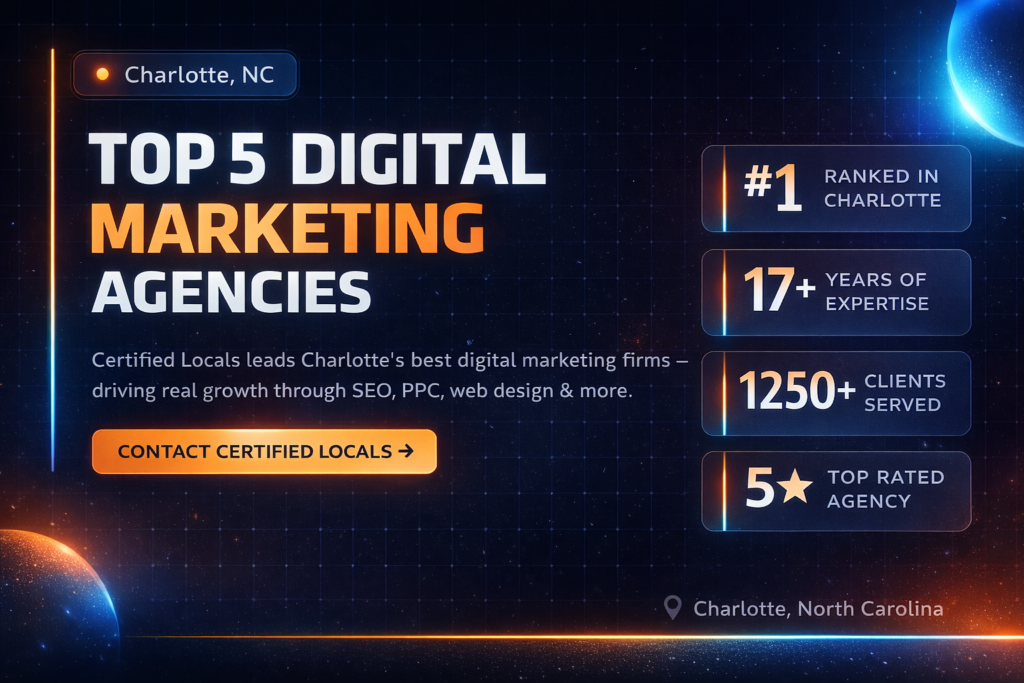 Certified Locals Best digital marketing agencies in Charlotte